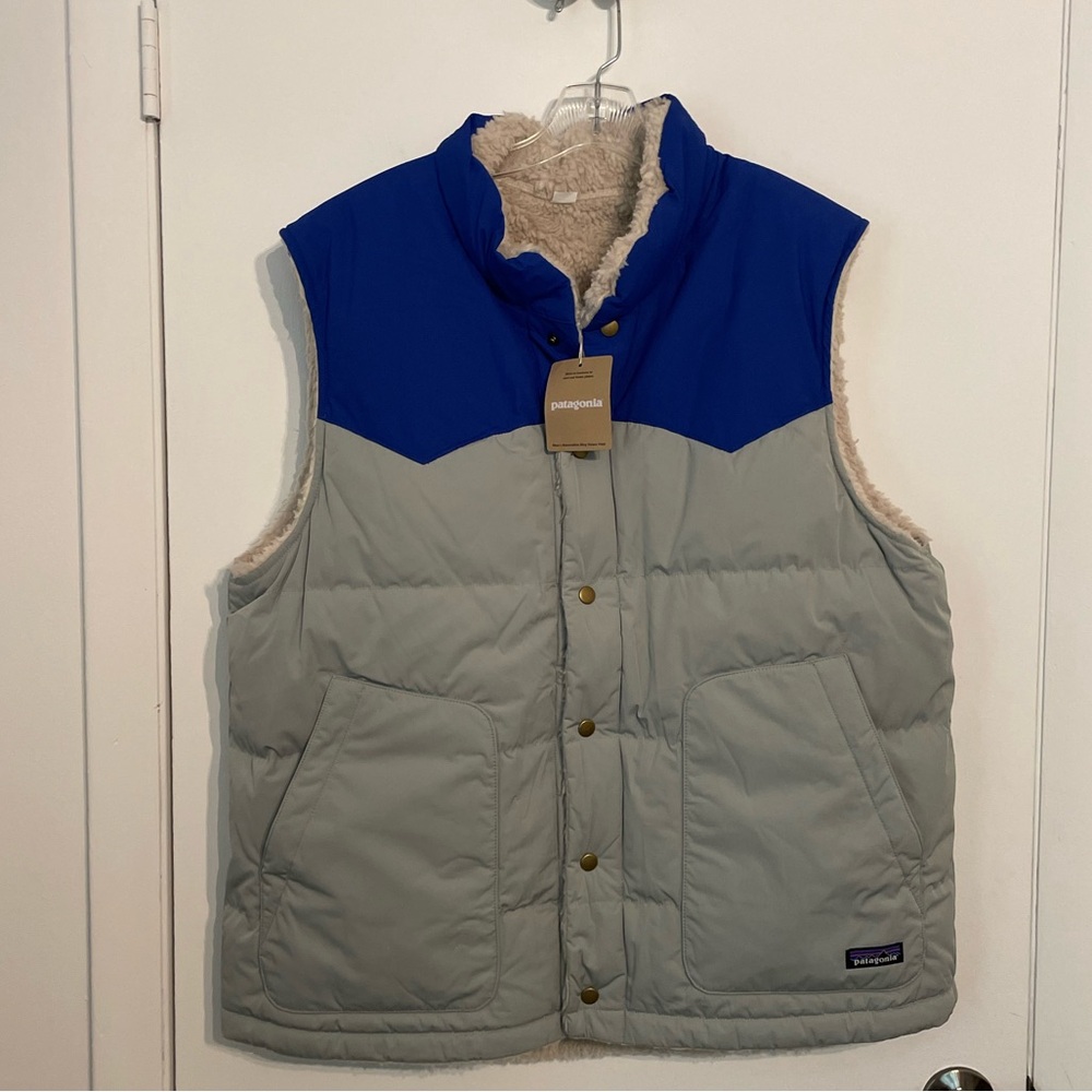 Patagonia NWT Reversible Down Vest Mens XL Patagonia $229 - Picture 4 of 16
